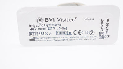 BVI 585008 Visitec Irrigating Cystotome .40 x 16 mm (27G x 5/8 in)